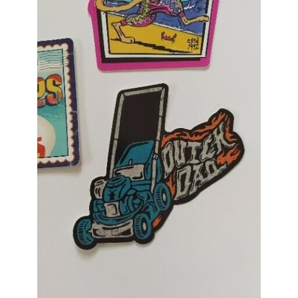 Dutch Bros Stickers Lot Of 5 From 2023, Dutch Dad Spicy Szn Skeleton Etc - Picture 6 of 6